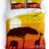 Forest Animal Deer Birch Maple Grass Duvet Cover With Pillow Case Custom 3pcs Bedding Set Quilt Cover Double Bed Home Textile