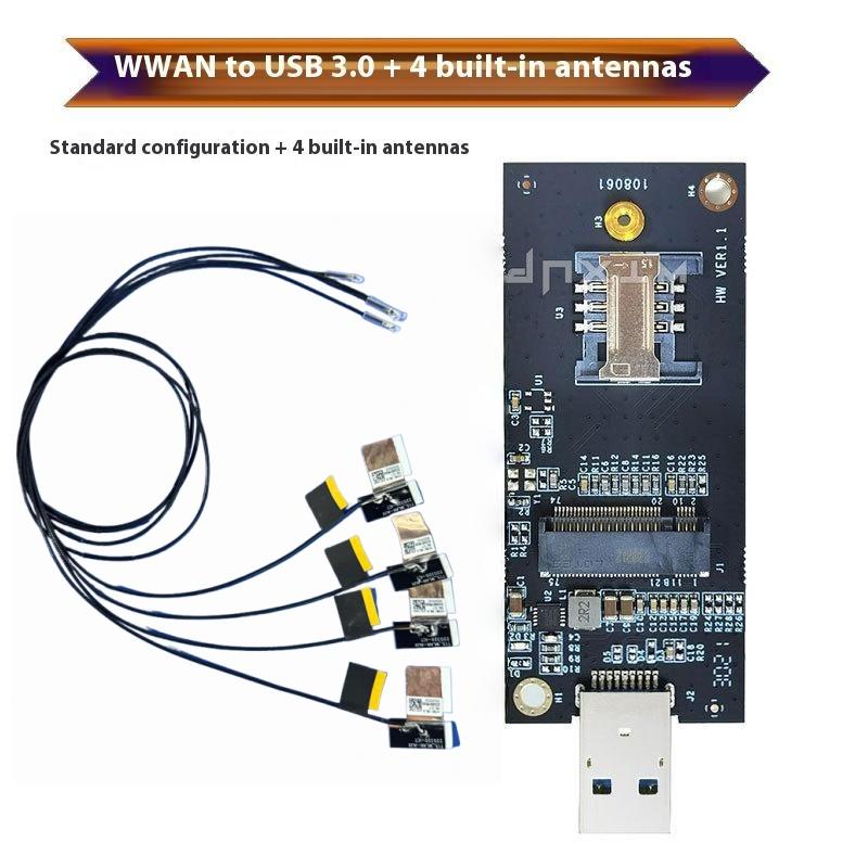 1 Set Dw5821E M2-Ngff Dw5811E Dw5816E Em7455 L860-Gl Usb3.0 Expansion Card For 3G/ 4G/ 5G Lte Module M2 Usb Adapter