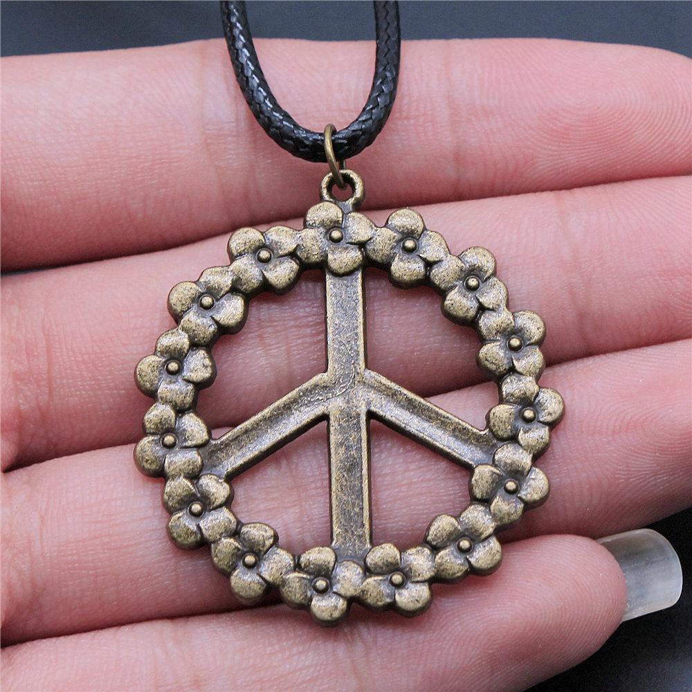 45cm Halskette Lederkette Großes Blatt Blume Kinderschmuck Materialien QN042