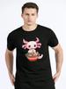 Kawaii Axolotl Ramen Noodles Japanese Anime Otaku Nu Goth T-Shirt Unisex Cotton Tshirt Clothing Oversized Graphic Tees