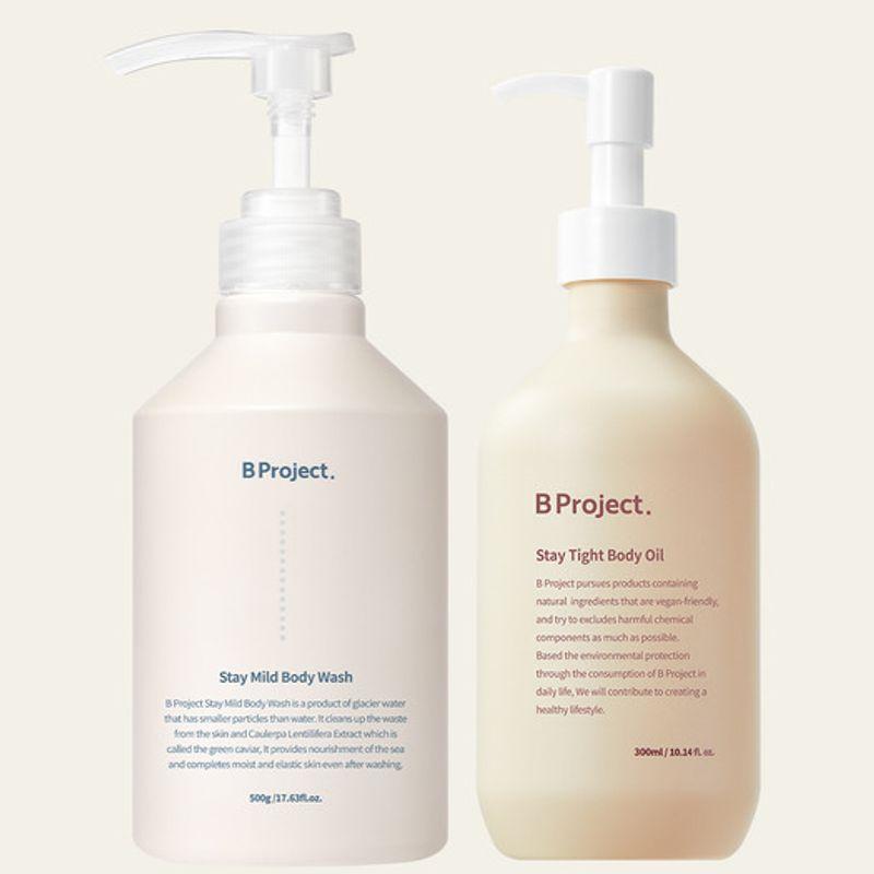 [Набор] Мягкий и гладкий гель для душа + Масло для тела Body wash+ body oil