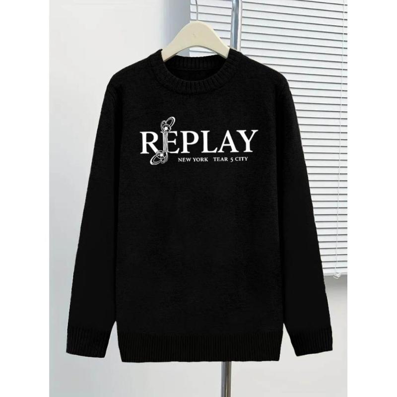 

Унисекс свитер свободного кроя, однотонный XXL чёрный