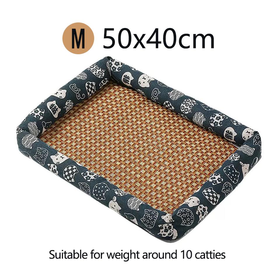 Cat Bed Summer Cooling Pet Mat House For Cats Accessories All Accessory Products Houses Beds Puppy Things Kitten Basket Cushions