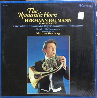 LP Record MUNICH PHILHARMONIC MARINUS VOORBE Romantic Horn 8084 ARABESQUE 1981 US Classical Used