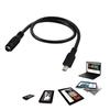Efficient and Reliable Charging Cable DC3.5x1.35mm/5.5x2.1mm Input Mini USB Output 22AWG for GPS DVR Cellphones