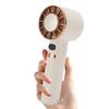 Portable Handheld Fan Low Noise Multi Speed Adjustment Ice Refrigeration Technology Handheld Cooling Fan for Outdoor
