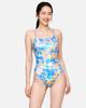 BARREL Reflection Aqua V-Back One-Piece Swimsuit Wave Purple (B6Swsws065Wpp)