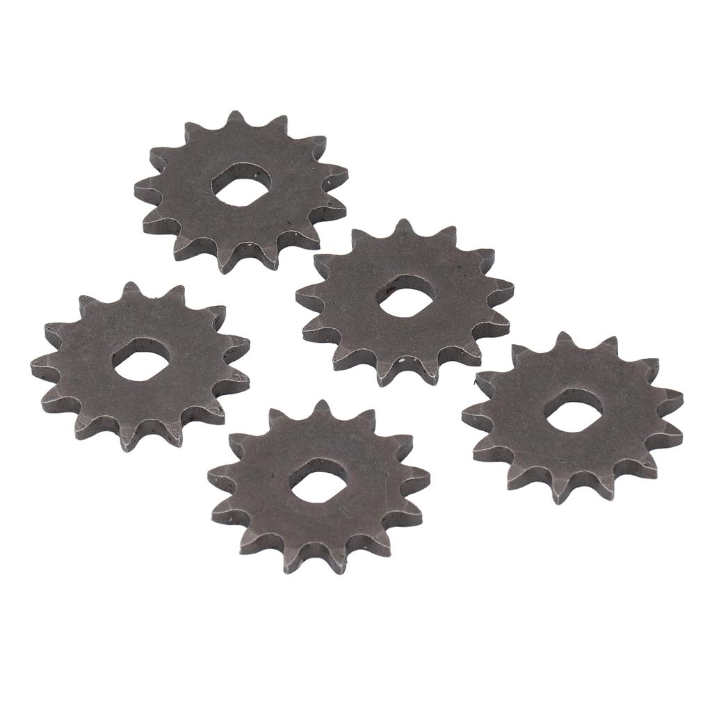 5PCS T8F 13T Chain Sprocket 0.4in Inner Diameter Motor Chain Sprocket for 47cc 49cc Mini Pocket Dirt Bike Electric