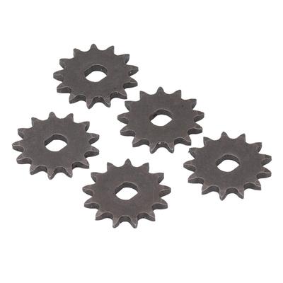 5PCS T8F 13T Chain Sprocket 0.4in Inner Diameter Motor Chain Sprocket for 47cc 49cc Mini Pocket Dirt Bike Electric Scooter ATV