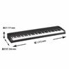 KORG B2N Digital Piano, 88 Keys, Light Touch Keyboard, Damper Pedal and Music Stand Included
