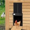 Extra Long Battery Life Solar Chicken Coop Door with Remote Control & Timer - Aluminum Alloy Construction