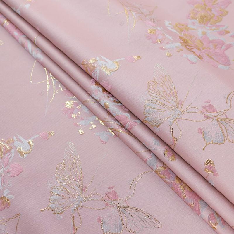 50x150cm High-end Jacquard Brocade Silk Fabric For Diy Sewing Cheongsam Hanfu Dress Kimono Garment Luxury Designer Fabric