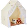 Kids Play Tent Kids Tent for 1-5 Years Old Yurt Toddler Tent with Mat Lamp