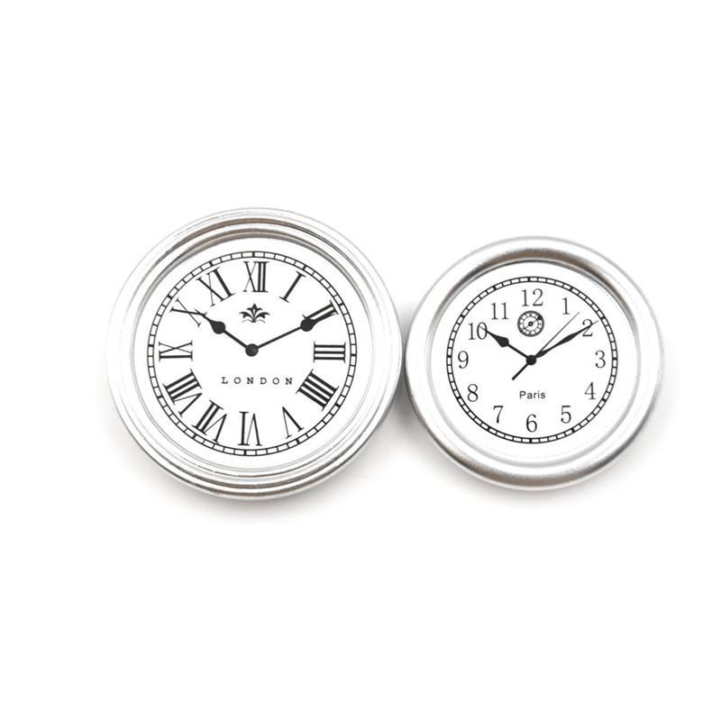 Multi Dollhouse Wall Clock Bird Octagonal Alarm Clocks Doll House Miniature Accessories Pretend Play Living Room Furniture Toys