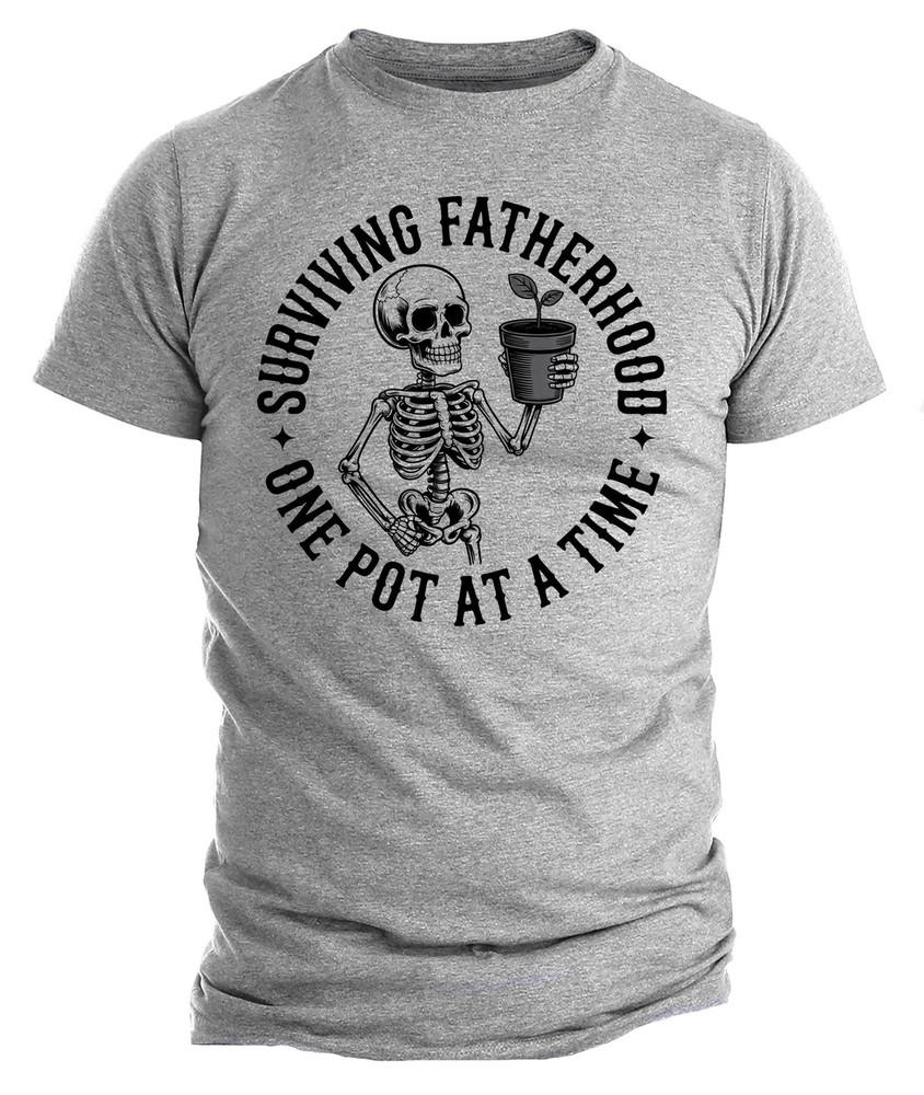 Surviving Fatherhood One Pot At A Time Shirt, Funny Dad Coffee Tee, Humorous