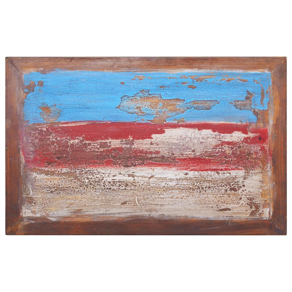 Coffee Table 80 X 50 X 40 Cm Reclaimed Teak Wood