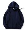 Unisex Solid Color Pure Cotton Hooded Sweatshirt - Autumn/Winter Collection