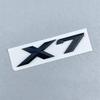 3D ABS Black Chrome Letters For Cars Rear Trunk Badge X7 Emblem Logo Car Sticker For BMW X7 G07 X7 BMW lettering Accessories al2