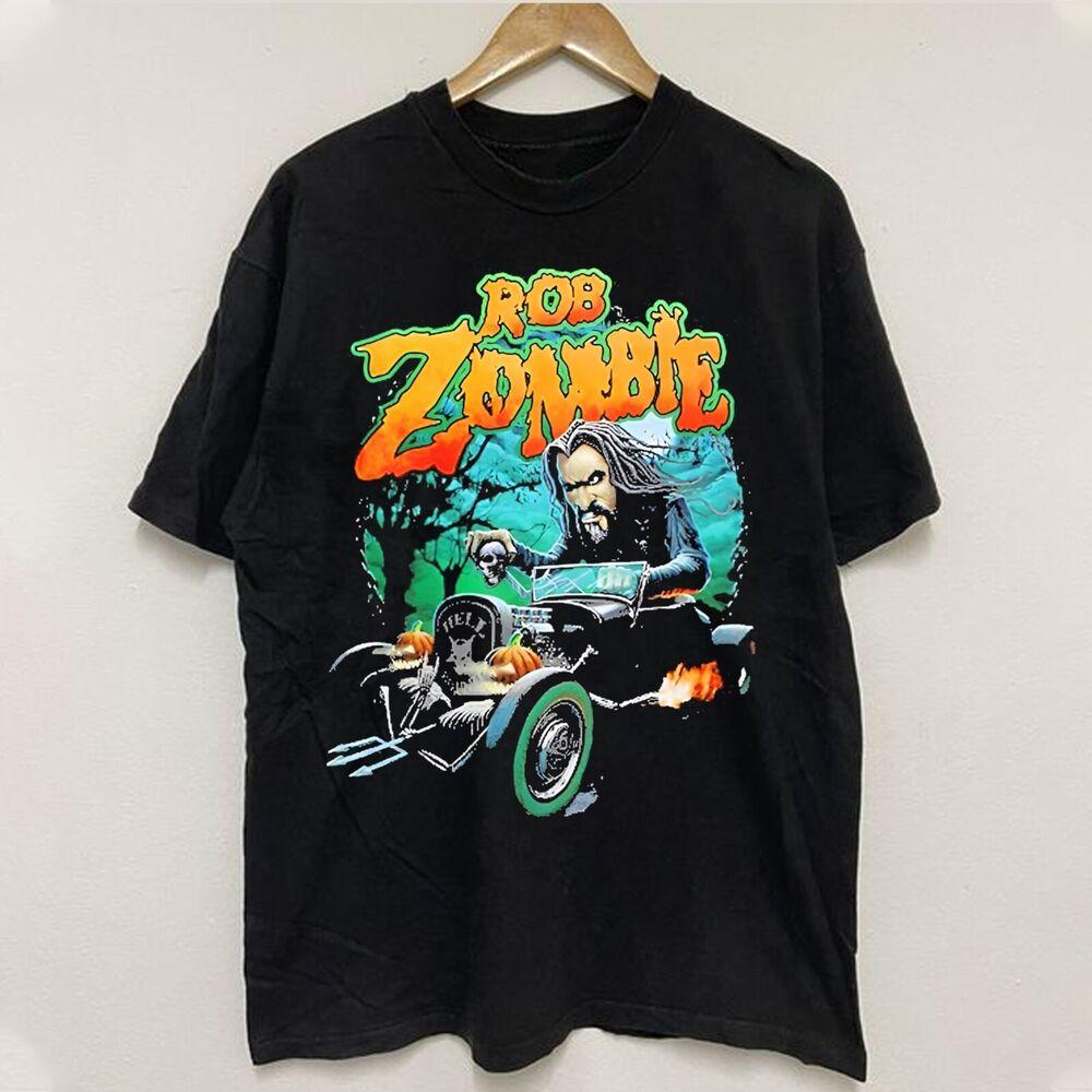 New Rob Zombie World Tour Cotton Black S-5XL T-Shirt SB032 Unisex T-Shirt XXXL