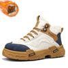 Winter new men's shoes Northeast snow boots men's piled thickened warm Martin boots men's outdoor non-slip cotton shoes