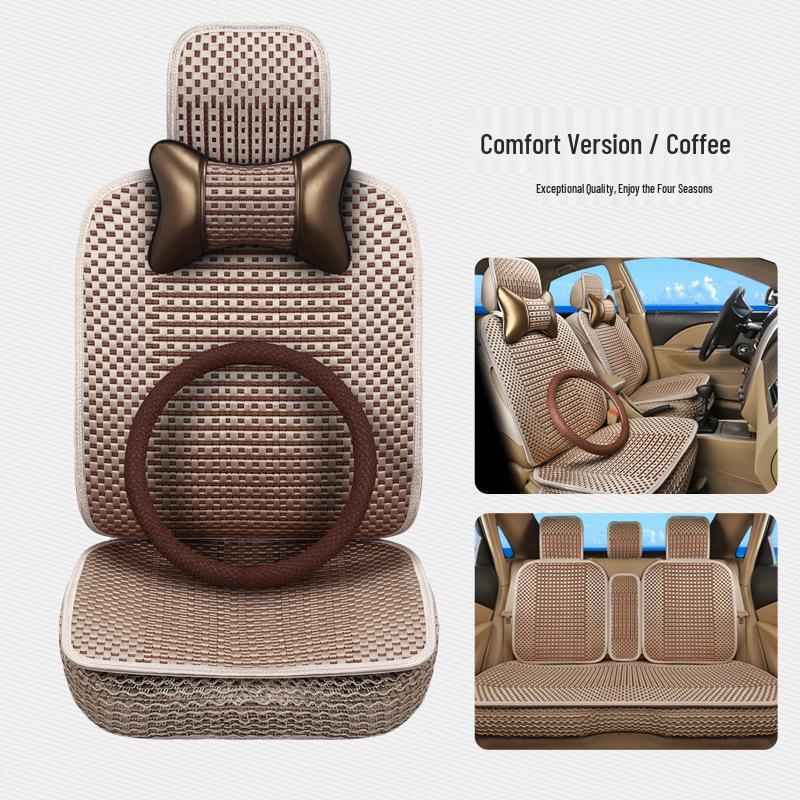 Ice Silk Car Seat Covers for Geely: All-Season, Universal Fit for Binyue, Vision X3/X6, and Xingrui L