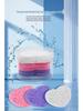 Heart-Shaped Compressed Facial Sponge - Natural Cellulose Makeup Remover Cotton Puff