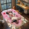 Cute Mickey Mouse Smiling Face Rug Carpet Large Area Rug Non Slip Washable Floor Mat Gamer Room Bedroom Home Decor