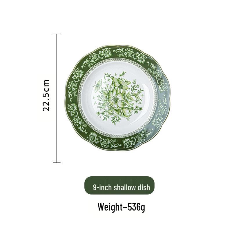Nordic Style Purple Ceramic Tableware Set: Retro French Bowls, Plates & Dishes - Perfect Housewarming Gift