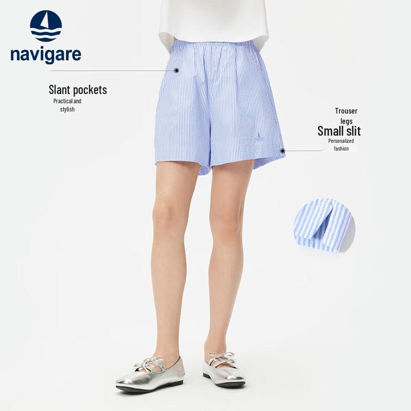 Navigare Girl's Summer Cotton Casual Shorts