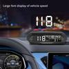 Automotive Solar Powered HUD Display with Automatic Brightness 1000mAh Battery Enhances Safety For Long Distance Drivers