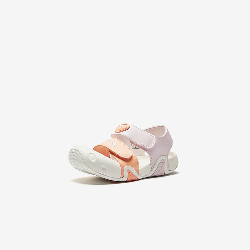 Anta Comfortable Breathable Shock Absorbing Wear Resistant Low Top Toddler Shoes Baby Shoes Pink 322420071-3