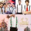 Unisex Y Back Suspenders 3 Clips Adjustable Elastic Braces