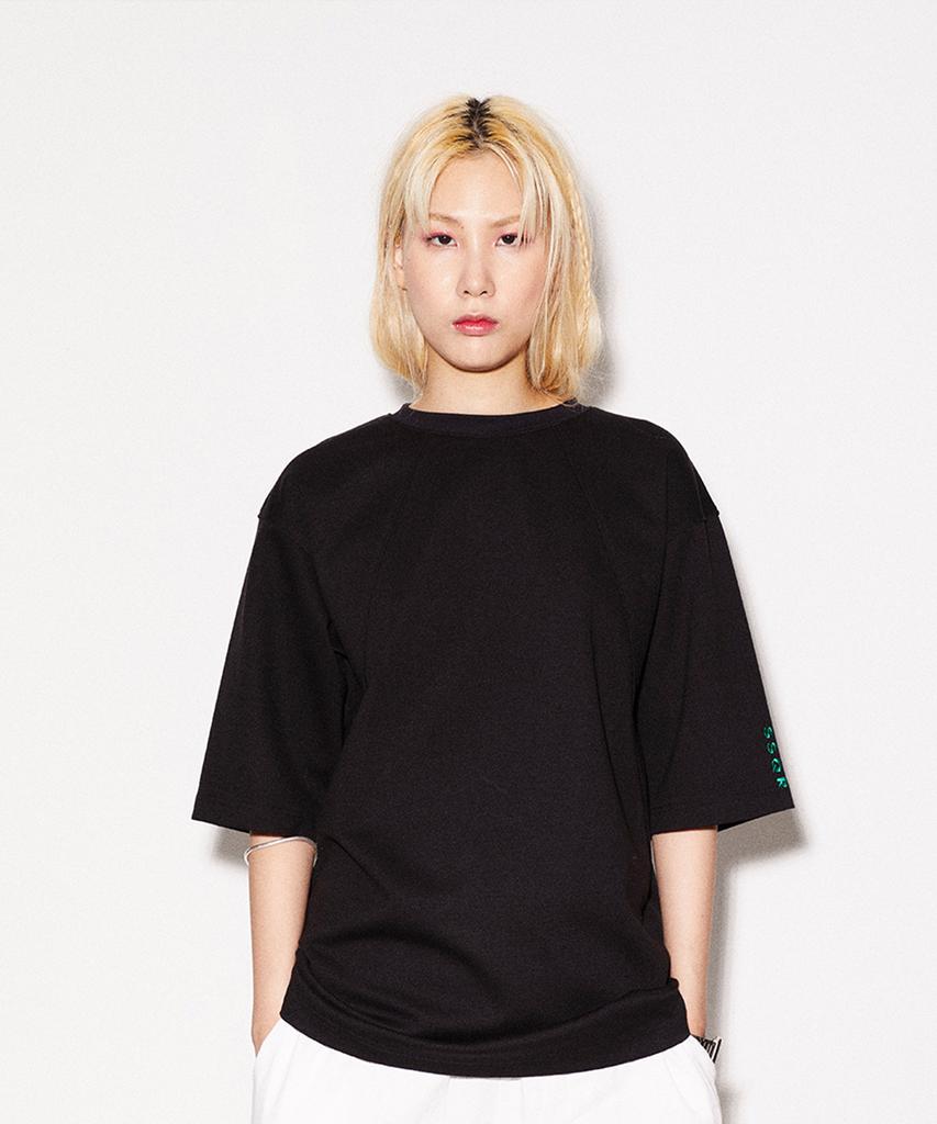 SSQR Triangle Line Shorts Sleeve H/Ron_Black