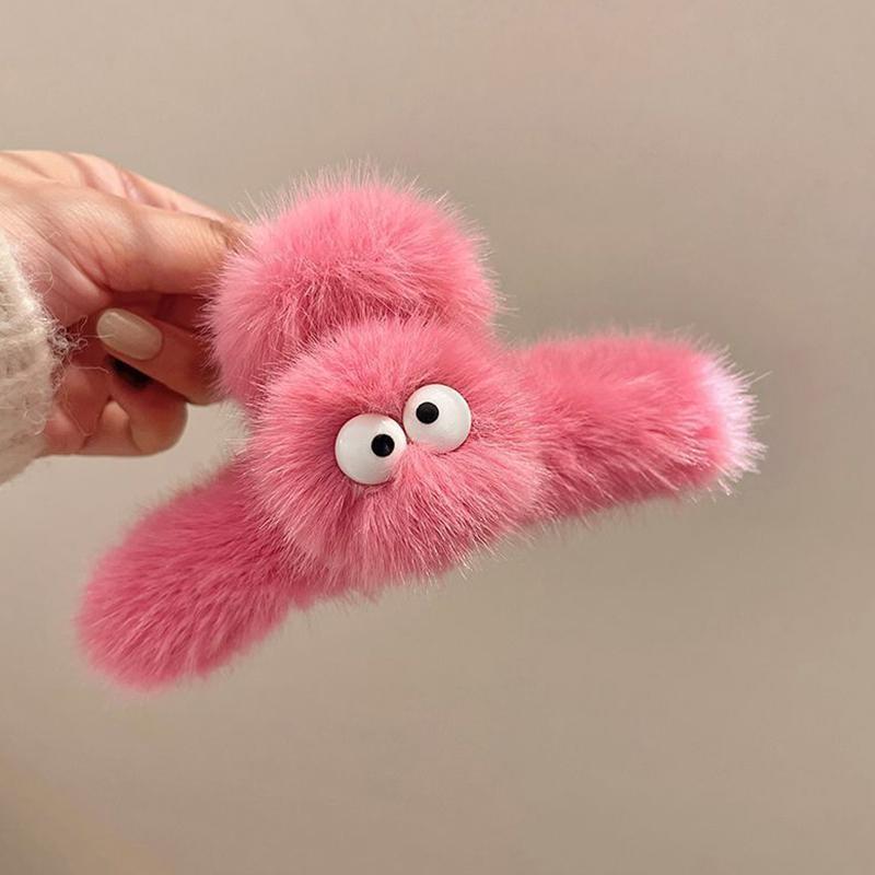 

Плюшевая заколка для волос, симпатичная плюшевая заколка для волос в виде хвостика, элегантные акриловые шпильки, женская заколка для волос, заколка для волос для девочек, аксессуары для волос розы красного