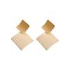 Chic Exaggerate Simple Big Square Drop Earrings For Women Trendy Metal Charm Punk Earrings 2023 Statement Party Ear Jewelry Gifts
