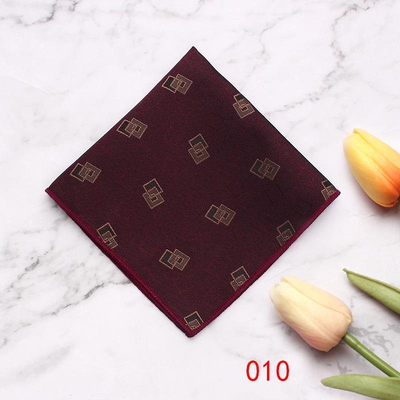 British Style Men'S Suit Pocket Towel Small Flower Type Business Retro Banquet Suit Small Square Scarf Chest Towel Handkerchief