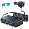TigWiss Cigarette Lighter Splitter 9 In 1 Cigarette Lighter Splitter, 3 Seconds, PD30W&QC 3.0