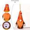 Cute Thanksgiving Turkey Doll Funny Faceless Dwarf Doll Crafts Miniature Figurine Sculpture  Autumn