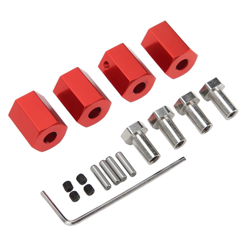 4Set 12mm Wheel Hex Hub 16mm Height with Pins Aluminum   for 1Celsius10 1Celsius12 Remote Control Vehicle