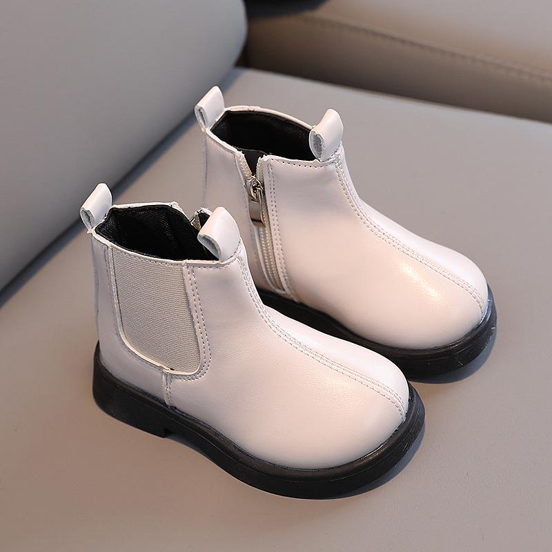 Botines Elegantes para Niños para Otoño/Invierno – Cálidos, Cortavientos Estilo Británico para Niños y Niñas
