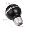 Universal Aluminum Alloy Car Gear Shift Knob Ball 8 Billiard Shape  Manual Lever Stick Shifter