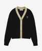 Yale College Symbol Wappen Cardigan_Black
