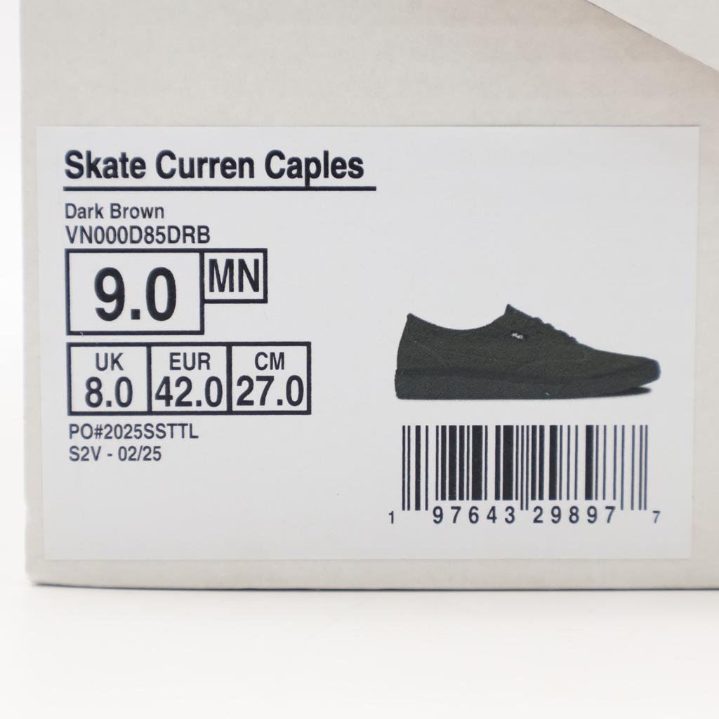 VN000D85DRB Vans Skate Curren Caples Dark Brown (Men's)
