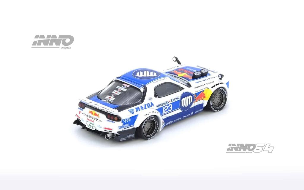 Inno Models Scale Mazda RX7 PANDEM ROCKET BUNNY MADBUL MADLAB COLLECTION 001 Finished Product 1/64 (FD3S) MADLAB01-MADBUL