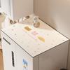 Cute Dessert Print Refrigerator Top Cover Mat Colorful Dot Waterproof Non Slip Anti Dust Cabinet Surface Pad Kitchen Mat