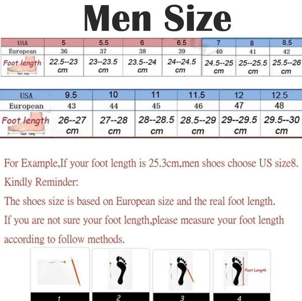 42 cm to us shoe size