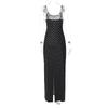 2026 Summer Polka Dot Long Dress Women Sexy Contrast Sleeveless Backless Slim High-Waist Female Bodycon Maxi Dress For Holiday
