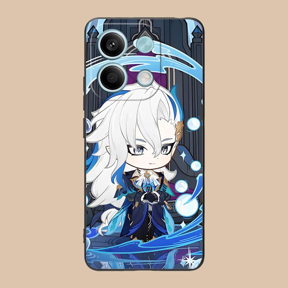 Game GI Neuvillette Matte TPU Mobile Phone Case for Xiaomi 15 14 13 12 Mi 11 T Ultra Lite Pro S X 5G Colorful Printing Cover