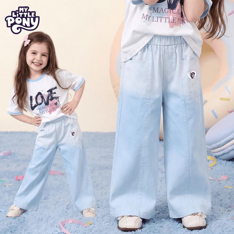 My Little Pony Girls Summer Wide Leg Casual Pants 140