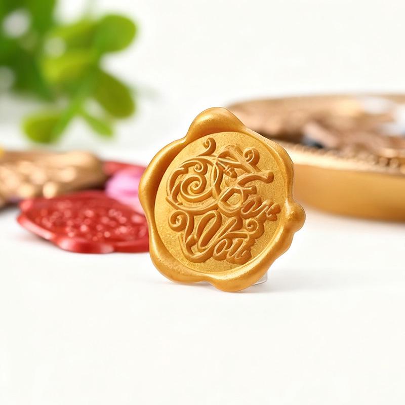 Wax Seal Stamp Kit: Embossed Stamp, Sealing Wax, Stickers for Envelopes, Postcards, Love Letters, and Gifts